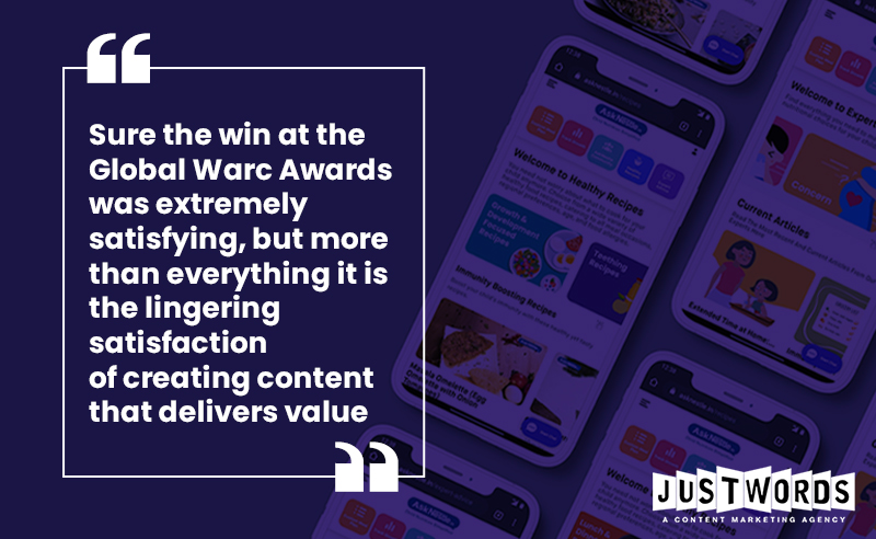 WARC Award With Good Content